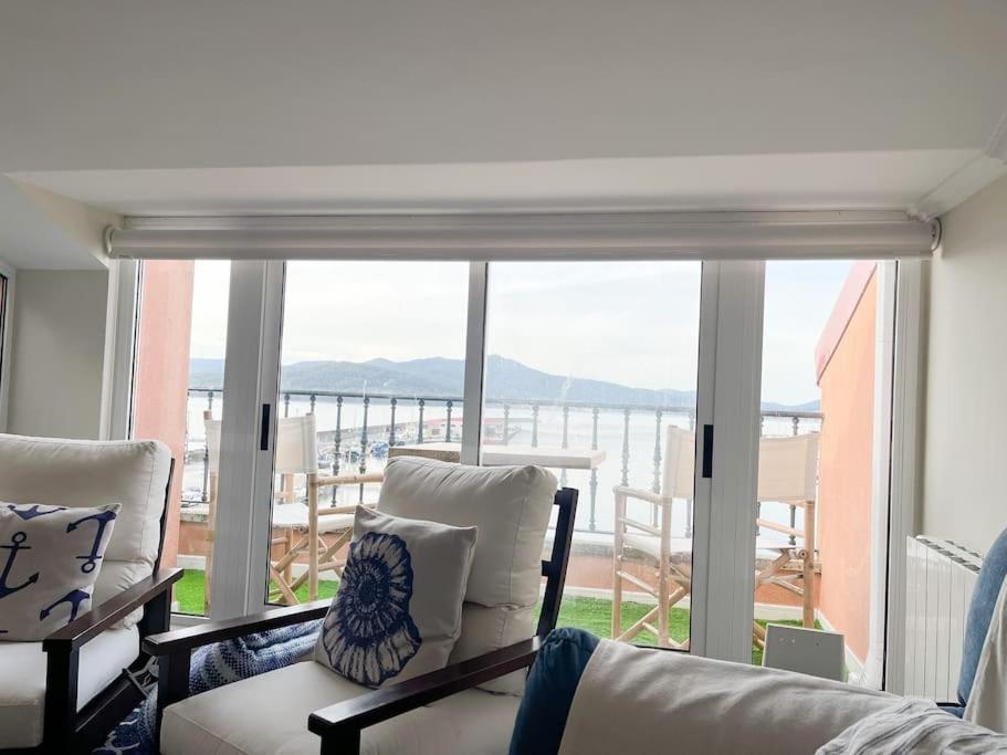 Atico Azul De Portosin Apartment Bagian luar foto