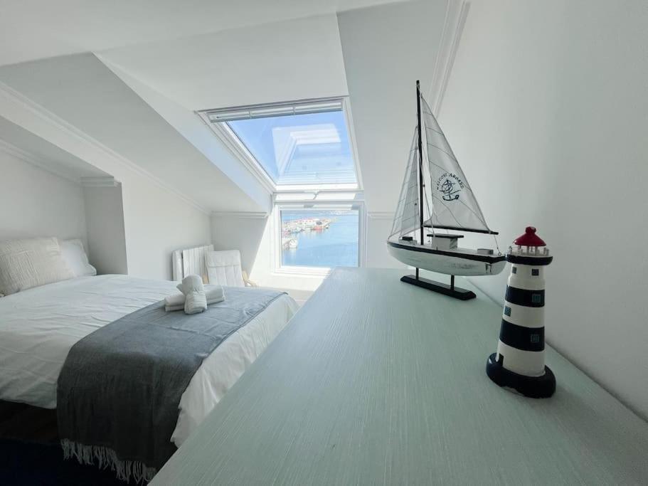 Atico Azul De Portosin Apartment Bagian luar foto