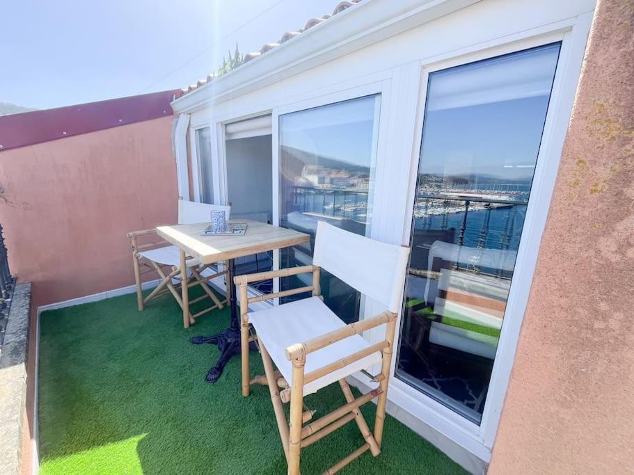 Atico Azul De Portosin Apartment Bagian luar foto